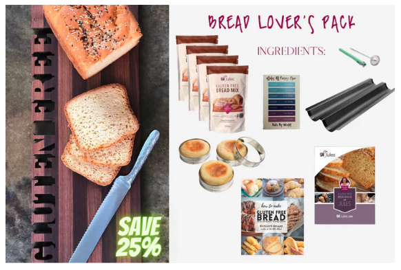 gfJules Bread Lover's Pack